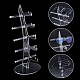 DICOSMETIC 2 Colors 5-Tier Sunglasses Stand Holder Acrylic Glasses Rack Clear Eyeglass Storage Rack Desktop Sunglasses Tower Holder for Glasses Display ODIS-DC0001-01-5