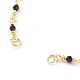 Fabrication de bracelets de chaînes de perles faites à la main en spinelle naturel AJEW-JB00907-01-2