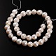 Natural Cultured Freshwater Pearl Beads Strands PEAR-E002-35-2