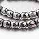 Electroplate Non-magnetic Synthetic Hematite Bead Strands G-F300-43-01-1