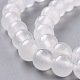 Natural White Jade Beads G-G766-B-38-3