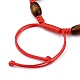 Adjustable Korean Waxed Polyester Cord Kid Braided Beads Bracelets BJEW-JB05437-4