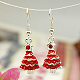 Fashion Earrings for Christmas X-EJEW-JE00368-01-1