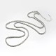 Herstellung von Halsketten aus eisernen Kastenketten MAK-J009-49P-2