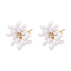 Flower Stud Earrings EJEW-JE04392-02-1