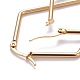 201 Stainless Steel Angular Hoop Earrings EJEW-F205-04G-B-2