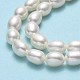 Fili di perle di perle d'acqua dolce coltivate naturali PEAR-J006-20A-01-4