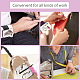 Gorgecraft 3 Stück magnetisches Nadelkissen Handgelenk magnetisches Handgelenk Nähen Nadelkissen Nadelhalter Silikon Armband zum Quilten von Nähnadeln Stickerei Haarspangen (3 Farben) BJEW-GF0001-01-6