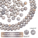Superfindings 2 fili 8mm linea argento naturale perline di diaspro fili circa 92 pezzi perline rotonde di pietra sciolte pietra preziosa curativa per la creazione di gioielli artigianali G-FH0001-58-4