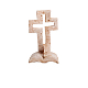 Croce in resina con figurine di libri WG30203-07-1