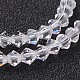 Faceted Bicone Imitation Austrian Crystal Glass Bead Strands G-PH0007-01-4mm-2
