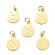 Golden Plated 304 Stainless Steel Charms STAS-C022-01J-G-1