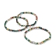 Natürliche Indien Achat Perlen Stretch-Armbänder BJEW-A117-A-46-1