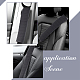Olycraft 4 pièces housses de ceinture de sécurité de voiture noires 12 pouces couverture universelle de coussinets de ceinture de sécurité de voiture housse d'épaulière de ceinture de sécurité noire housse de ceinture de sécurité automobile pour voitures accessoires de camions AJEW-OC0003-74C-6