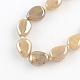 Brins de perles en forme de larme d'agate naturelle teinte par électrolyse G-Q941-091-1