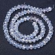 Chapelets de perles en verre électroplaqué X-EGLA-A034-T10mm-B02-2