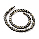 Flat Round Handmade Millefiori Glass Beads LK-R004-55-A-3
