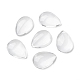 Transparent Teardrop Glass Cabochons GGLA-R024-18x13-4