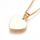 304 Stainless Steel Pendant Necklaces NJEW-F225-23G-3