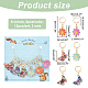 NBEADS 24 Pcs Butterfly Flower Stitch Markers HJEW-AB00250-2