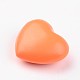 No Hole Spray Painted Brass Heart Chime Beads KK-M175-05-2