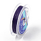 タイガーテールビーズワイヤー  7連ビードストリングワイヤー  ナイロン被覆ステンレス鋼線  暗紫色  24ゲージ  0.5mm  約32.8フィート（10m）/ロール TWIR-R007-0.5mm-08-1