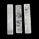 天然石クオーツクリスタルペンダント  ロッククリスタルペンダント  長方形チャーム  38~41x7.5~8x7.5~8mm  穴：1.5mm G-M417-02F-1