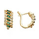 Cubic Zirconia Hoop Earrings for Women EJEW-N011-118C-1