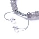 Bracelets réglables de perles tressées avec cordon en nylon BJEW-F369-C01-3