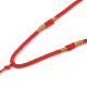Fabricación de collar de cuerda de nylon MAK-T005-16B-2