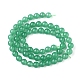 1 filo di perle di avventurina verde naturale G-YW0001-35A-2