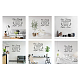 PVC Quotes Wall Sticker DIY-WH0200-056-5