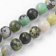 Chapelets de perles en serpentine naturelle G-N0120-54-6mm-1