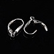 925 Sterling Silver Leverback Hoop Earrings Findings STER-A002-236-5