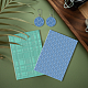 Tableros de textura de arcilla acrílica DIY-WH0498-0002-6