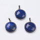 Natural Lapis Lazuli Pendants G-E436-02C-2