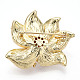 Natural Pearl Flower Brooches for Women JEWB-N001-15G-2