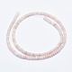 Rosa naturale perline opale fili G-E444-29-4mm-2