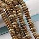Chapelets de perles en jaspe avec images naturelles G-Z030-A18-01-1