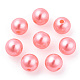 Spray Painted ABS Plastic Imitation Pearl Beads OACR-T015-05C-16-3