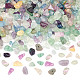 OLYCRAFT 2 Strands Natural Chip Stone Beads 5~8mm Fluorite Beads Strand Chip Undyed Fluorite Irregular Gemstones for Bracelet Jewelry Making G-OC0002-27-2