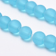 Chapelets de perles en verre transparente   GLAA-Q064-07-6mm-3