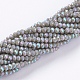 Chapelets de perles en verre électroplaqué X-GLAA-F078-FR10-1