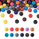 120Pcs 12 Colors Silicone Beads SIL-TA0001-16-1