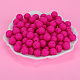 Round Silicone Focal Beads SI-JX0046A-35-3