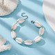 Bracelets de cheville en perles acryliques pour femmes BJEW-JB09370-4