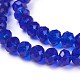Handmade Imitate Austrian Crystal Faceted Rondelle Glass Beads X-G02YI0C1-2
