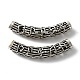 Tibetan Style Alloy Curved Tube Beads FIND-TAC0014-36AS-2