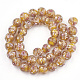 Perles vernissées de sable d'or manuelles  LAMP-T006-09H-2