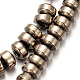 Electroplated Non-magnetic Synthetic Hematite Bead Strands G-E303-F01-1